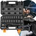 1/2 "drive Impact Socket Set, SAE And Metric 6-point Cr-V Steel With Ratchet Handle And Housing For Car, Truck And Home Repairs SAE (7/16" -1 ") And Metric (13-24mm) 2 Style Options_maomaolike.com