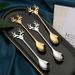 Christmas Deer Stirring Spoon Coffee Dessert Scoop_maomaolike.com