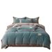 Milk Velvet Solid Color Four-Piece Set Thickened Winter Coral Fleece Double-Sided Duvet Cover Fleece-Lined Warm Flannel Bed Sheet_maomaolike.com