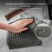 Barista Special Bar Absorbent Coffee Machine Cleaning Cloth With Hanging Rope Waffle Grid Square Towel_maomaolike.com