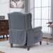 Tufted Push Back Arm Chair Single Reclining Club Chair Home Padded Seating Living Room Sofa_maomaolike.com