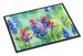 Texas Bluebonnets In Watercolor Doormat Front Door Mat Indoor Outdoor Rugs For Entryway, Non Slip Washable Low Pile, 24H X 36W_maomaolike.com