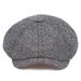 Hot Sale Men's 8 Panel Wool Blend Newsboy Flat Cap Herringbone Tweed Hats Free Shipping_maomaolike.com