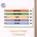 Motivational Quote Painting Poster, Vibrant Colorful Pencil-style Typography Poster, Encouraging Message Ideal For Office, Study Space_maomaolike.com