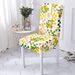 Nordic Style Stretchable Chair Covers - Floral Print, All-Season Use For Home/Dining Room/Hotel (4-Piece Set)_maomaolike.com