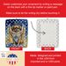 Tibetan Spaniel My Angel Porcelain Ornament Christmas Tree Hanging Decorations For Home Christmas Holiday, Rectangle, Gift, Multicolor_maomaolike.com