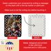 English Bull Terrier And Santa Claus Porcelain Ornament Christmas Tree Hanging Decorations For Home Christmas Holiday, Rectangle, Gift, Multicolor_maomaolike.com