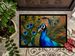 Peacock Doormat Front Door Mat Indoor Outdoor Rugs For Entryway, Non Slip Washable Low Pile, 24H X 36W_maomaolike.com