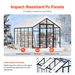 VEVOR Polycarbonate Greenhouse 8 X 10 Ft Outdoor Walk-in Greenhouse For Garden_maomaolike.com