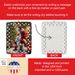 Samoyed And Santa Claus Porcelain Ornament Christmas Tree Hanging Decorations For Home Christmas Holiday, Rectangle, Gift, Multicolor_maomaolike.com
