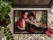 Cookies With Santa Claus Mrs. Claus Doormat Front Door Mat Indoor Outdoor Rugs For Entryway, Non Slip Washable Low Pile, 24H X 36W_maomaolike.com