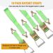 10 Pack Ratchet Straps With J Hooks, 3307 Lbs Working Load Limit, 2" X 26' Heavy Duty Tie Down Straps Ratchet Cargo Truck Straps For Flatbed, Truck, Trailers Pickup, Moving Appliances_maomaolike.com