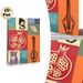 Folk Cultural Themed Painting Poster, Vibrant Collage-style Poster, Featuring Ethnic Figures, Pomegranate, Traditional Instrument & Decorative Motifs_maomaolike.com