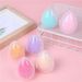 Beauty Storage Box Breathable Beauty Eggshell Portable Powder Puff Box Mini Makeup Egg Storage Box_maomaolike.com
