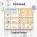Daily Behavior Reward Chart Painting Poster, Cute Cartoon-style Behavior Tracking Poster, Features Smiley Cookie & Star Markers, Helps Track Positive_maomaolike.com