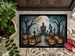 Graveyard Spooky Halloween Doormat Front Door Mat Indoor Outdoor Rugs For Entryway, Non Slip Washable Low Pile, 24H X 36W_maomaolike.com