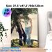 Woodland Male Figures Painting Poster, Dreamy Soft-toned Intimate Scene Poster, Stylish Artistic Decor Suitable For Bedroom, Living Room_maomaolike.com
