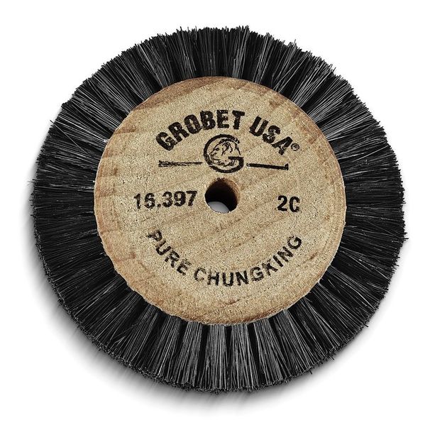 Grobet USA 2C Chungking Bristle Wood Hub Brush_maomaolike.com