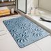 Bathroom Mat Toilet Mat Shower Mat Entrance Rug Absorbent Non-Slip Mat Soft Quick-Dry Machine Washable_maomaolike.com