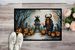 Krampus The Christmas Demon Spooky Halloween Doormat Front Door Mat Indoor Outdoor Rugs For Entryway, Non Slip Washable Low Pile, 24H X 36W_maomaolike.com