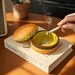 Cute Hamburger Shaped Dust Proof Ashtray Creative Desktop Ornament For Living Room Office Ideal Father Gift
_maomaolike.com