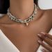 Retro Simple Heart Shaped Pendant Necklace 2025 Multi Layer Sweet Creative Irregular String Style Girl Fashion Birthday_maomaolike.com