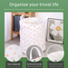 Fabric Basket Dormitory EVA Good Things Living Supplies Cartoon Objects Storage Cute_maomaolike.com