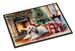 Havanese Cozy Christmas Doormat Front Door Mat Indoor Outdoor Rugs For Entryway, Non Slip Washable Low Pile, 24H X 36W_maomaolike.com