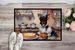 Miniature Pinscher Fall Kitchen Pumpkins Doormat Front Door Mat Indoor Outdoor Rugs For Entryway, Non Slip Washable Low Pile, 24H X 36W_maomaolike.com