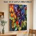 Grape Themed Painting Poster, Vibrant Stained Glass Mosaic Style Poster, Eye-catching Artistic Decor Suitable For Kitchen, Dining Room And Living Area_maomaolike.com