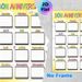 French Birthday Anniversary Tracking Chart Painting Poster, Colorful Cartoon-style Cheerful Poster, Functional To Record Monthly Birthdays, Suitable_maomaolike.com