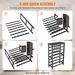 VEVOR 42 Bottle 7-Tier Modular Wine Rack Bamboo Wood Display Shelf With TableTop_maomaolike.com