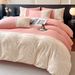 Bedding Milk Crystal Velvet Student Dormitory Winter Fleece Quilt Cover Three-Piece Set Wholesale_maomaolike.com