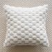 Cream Plush Throw Pillow Covers - Nordic Decorative Sofa Pillows For Living Room & Bedroom_maomaolike.com