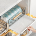 Pull-out Dish Stainless Steel Kitchen Cabinet Built-in Storage Under Sink Drawer-style Bowl Plate Draining Rack_maomaolike.com