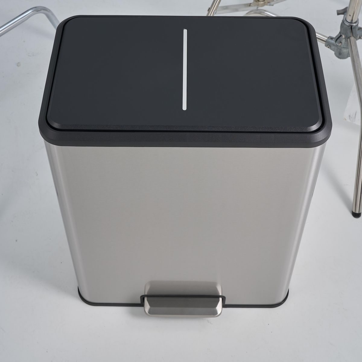 SSTC601-60L-S, Stainless Steel Kitchen Trash Can, 60L_maomaolike.com