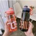 0.6L/0.8L/1L Large Capacity Water Bottles Plastic Leak Proof Travel Kettle With Handle Strap Lightweight Sports Shaker_maomaolike.com