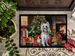 Chinese Crested Cozy Christmas Doormat Front Door Mat Indoor Outdoor Rugs For Entryway, Non Slip Washable Low Pile, 24H X 36W_maomaolike.com