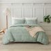 Ultra Soft Reversible Floral Print Duvet Cover Set - Twin - Sage Green_maomaolike.com