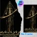Zulfiqar Sword Themed Painting Poster, Luxurious Black & Gold Vintage Style Poster, Cultural Symbolic Decor With Classic Quote, Ideal For Living Room_maomaolike.com