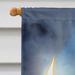 Basset Hound Happy Birthday House Flag Large Porch Sleeve Pole Decorative Outside Yard Banner Artwork Wall Hanging, Polyester, House Size, Multicolor_maomaolike.com