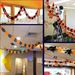 Pack Of 5 Halloween Garland Banner, Featuring Spider, Ghost, Bat And Skull Patterns, Scary Decor For All Saints And Carnival Parties_maomaolike.com