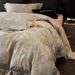 FREEMONDE Autumn Winter New Tencel Cotton Thickened Brushed Four-Piece Set 100s High-End Printed Duvet Cover Warm Bedding_maomaolike.com