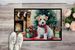 Sealyham Terrier Cozy Christmas Doormat Front Door Mat Indoor Outdoor Rugs For Entryway, Non Slip Washable Low Pile, 24H X 36W_maomaolike.com