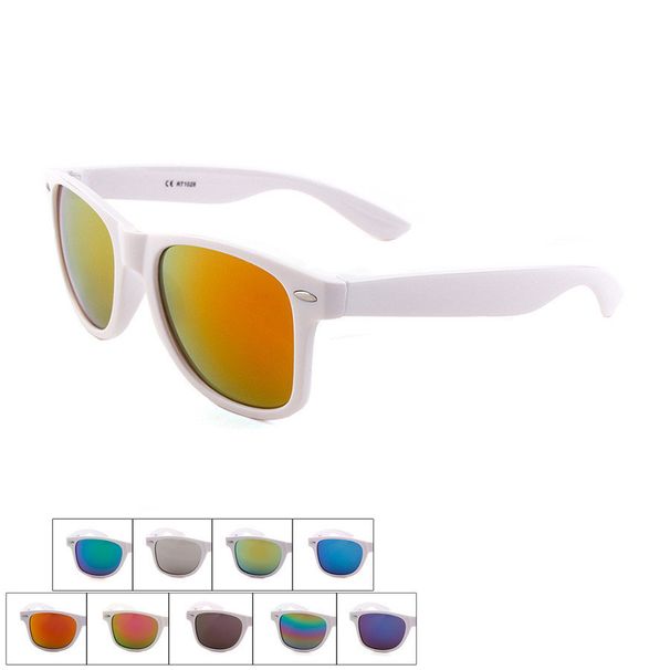 Fashion beige nail, white frame bicycle glasses, men's and women's sunglasses, 2140_maomaolike.com