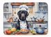 Black Labrador Retriever The Chef Memory Foam Kitchen Mat Machine Washable Anti-Fatigue Mat Cushion Comfort Bath Mat Or Kitchen Rug_maomaolike.com