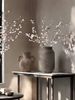 1PC Ceramic Antique Tile Pizza Style Vase Suitable For Japanese Art Decoration Farmhouse Interior Flower Arrangement Beautiful Ornament_maomaolike.com