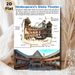 Shakespeare's Globe Theater Painting Poster, Detailed Annotated Architectural & Real-scene Poster, Educational Historical Theater Reference For Study_maomaolike.com