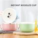 Cute Cartoon Stainless Steel Instant Noodle Bowl 1000ML With Flatware 3pcs Set Single Handle Double Handle Storage Box Soup Bowl Rice Bowl Cereal Bowl_maomaolike.com