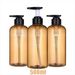 Refillable Conditioner Body Wash Set Printed Letters Bathroom Soap Bottle Dispenser Shower Pump Shampoo Dispen_maomaolike.com